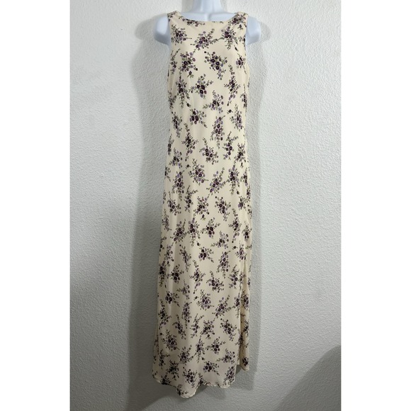 Jonathan Martin Floral Maxi Dress Small Sleeveless Fairy Whimsigoth 90s Style - Picture 1 of 7